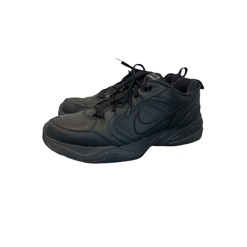 Men's Nike‎ Air Monarch IV Black/Black 415445 001 Medium Width Size 14